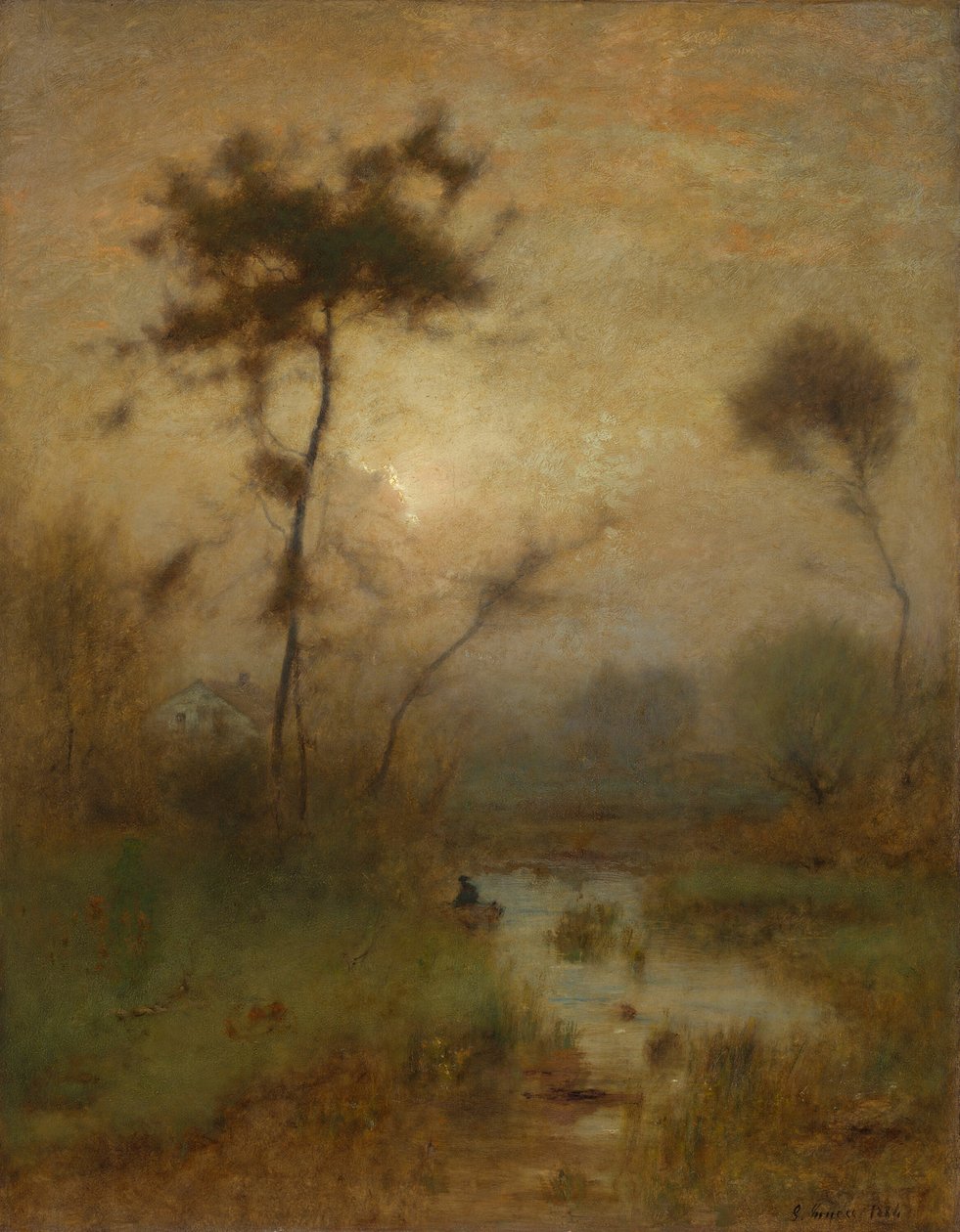 Srebrny poranek, 1886. autorstwa George Inness