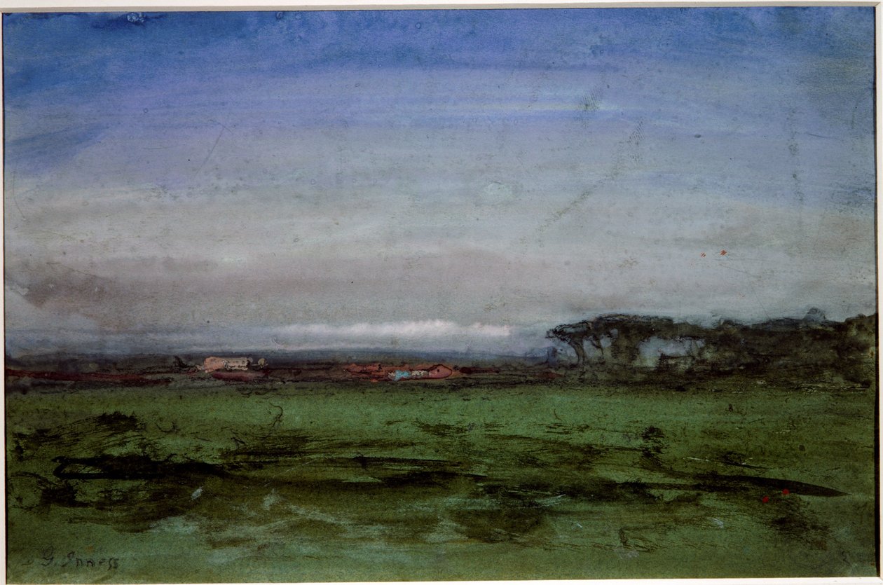 Przez Kampanię Rzymską autorstwa George Inness