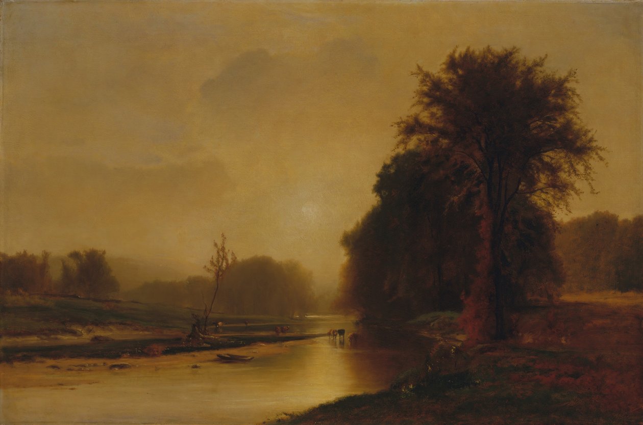 Jesienne Łąki, 1869. autorstwa George Inness