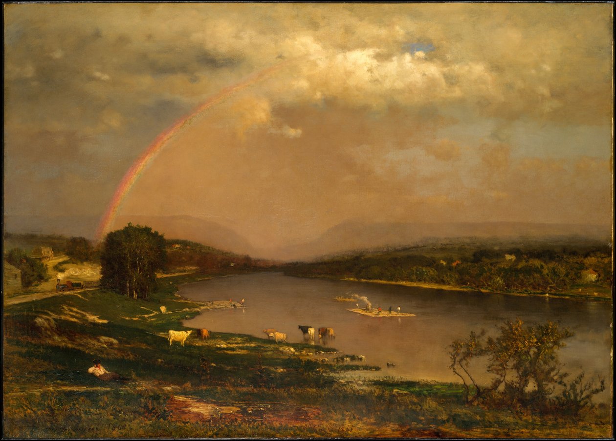 Delaware Water Gap autorstwa George Inness