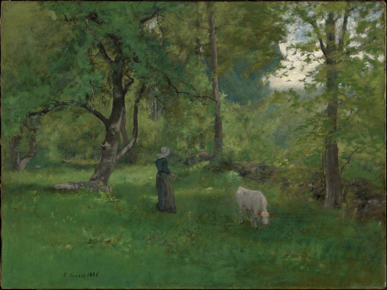 Zielony krajobraz autorstwa George Inness
