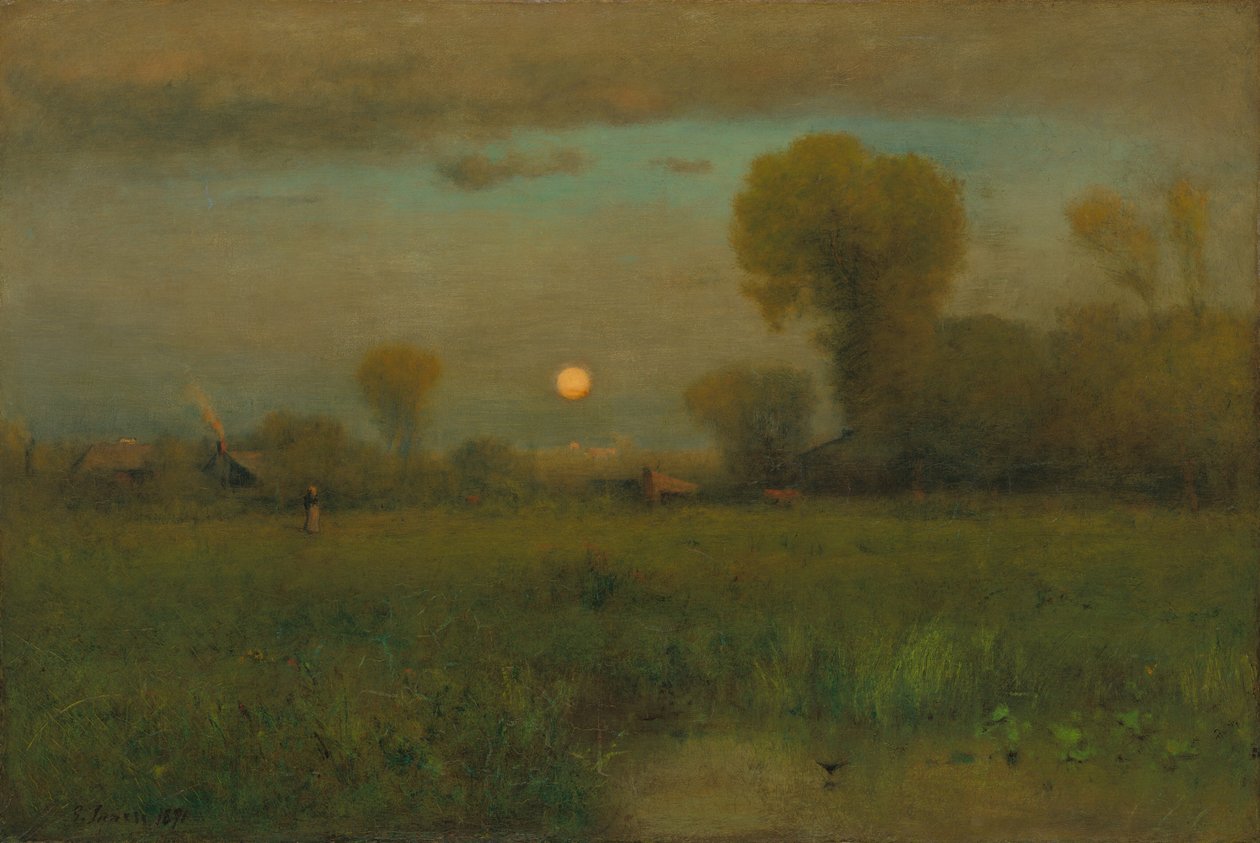 Pełnia księżyca autorstwa George Inness