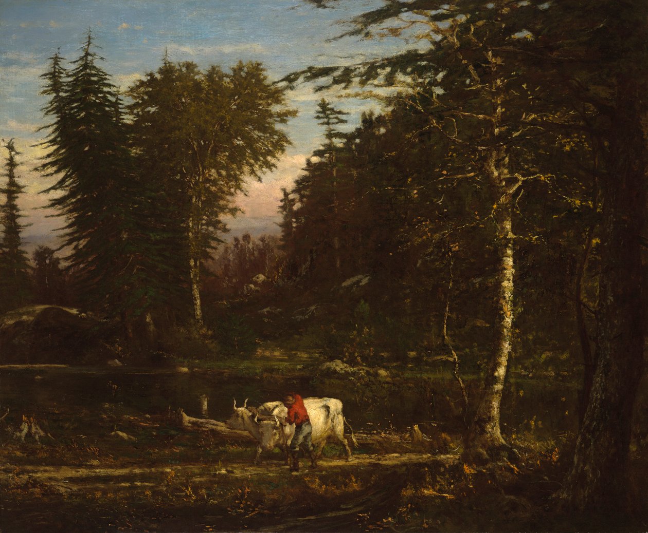 W Adirondacks autorstwa George Inness