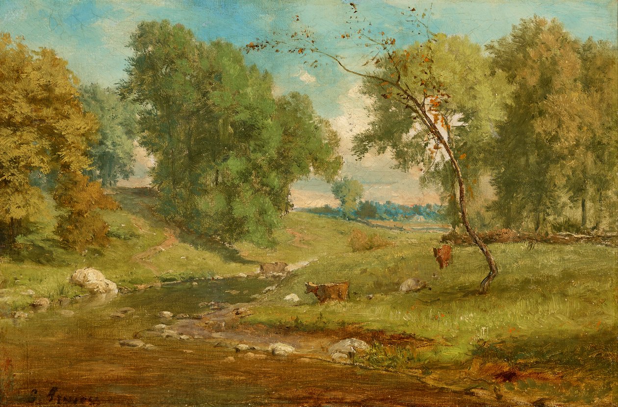 Na łące autorstwa George Inness