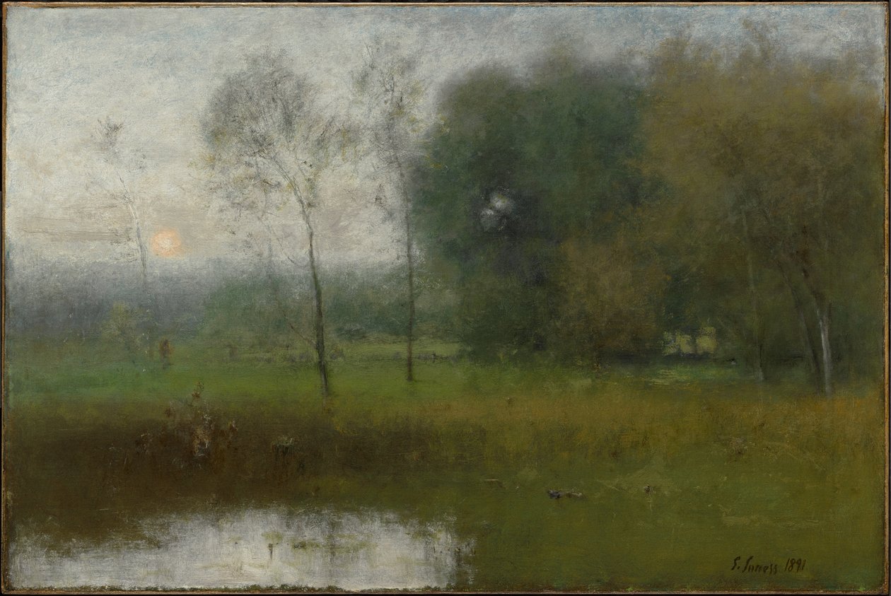 Krajobraz New Jersey autorstwa George Inness