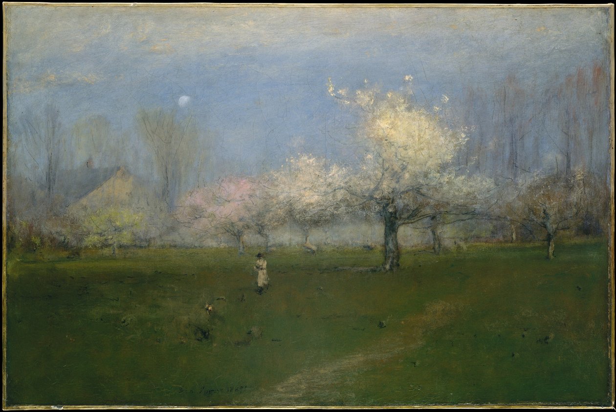 Wiosenne kwiaty, Montclair, New Jersey autorstwa George Inness