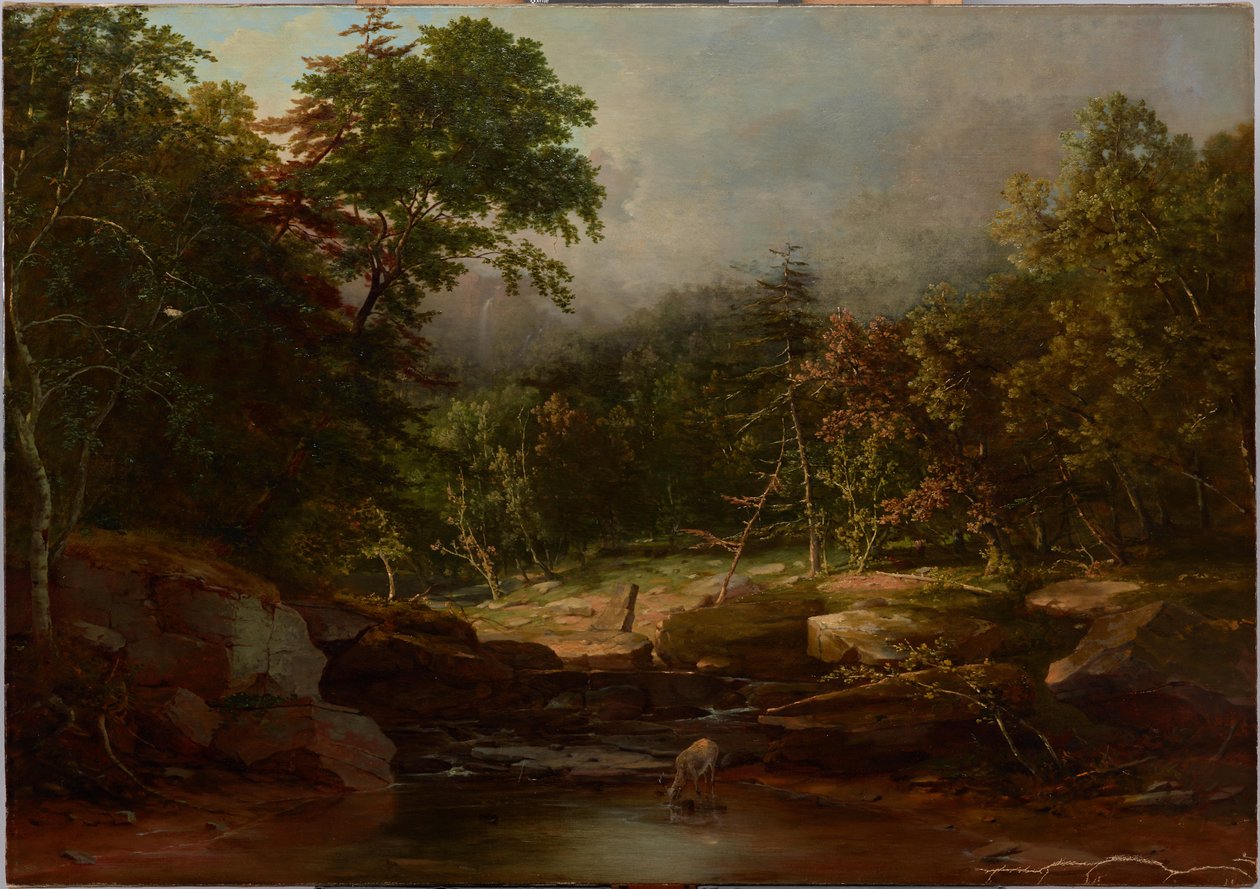 Strumień w górach autorstwa George Inness