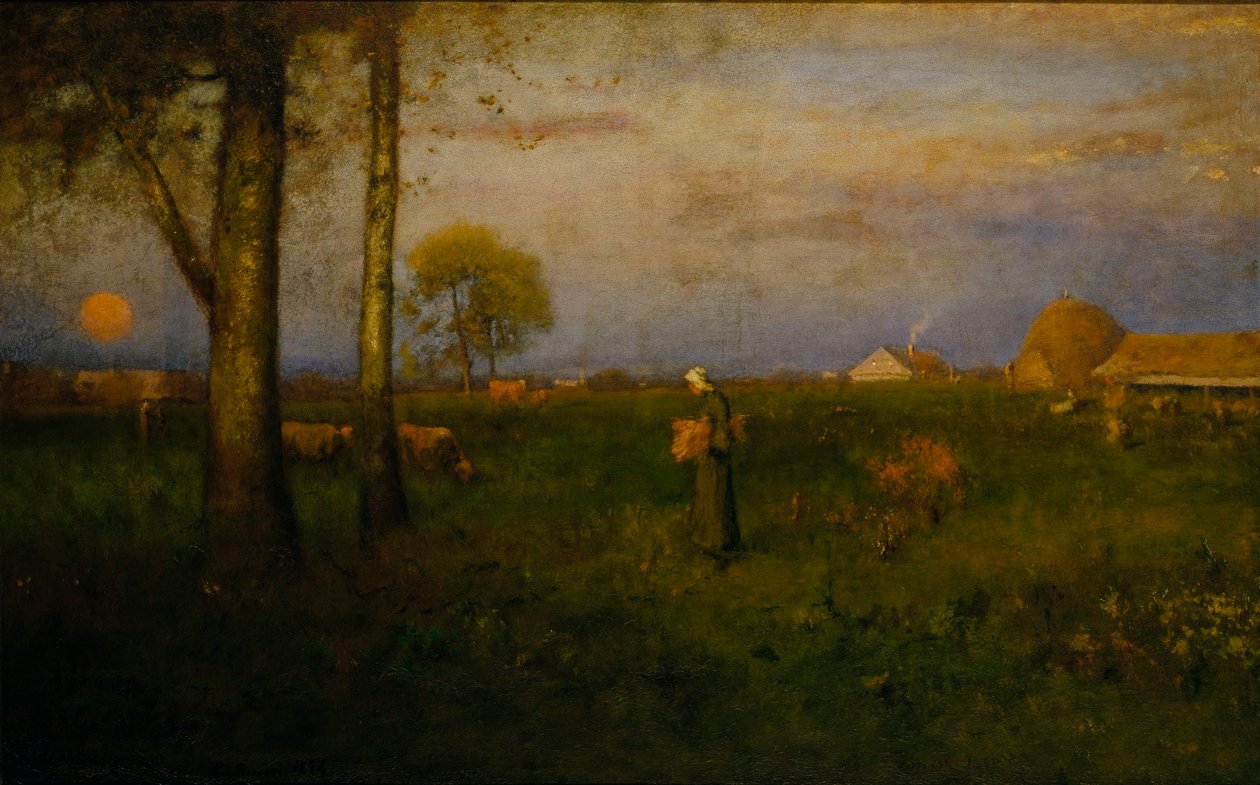 Zachód słońca autorstwa George Inness