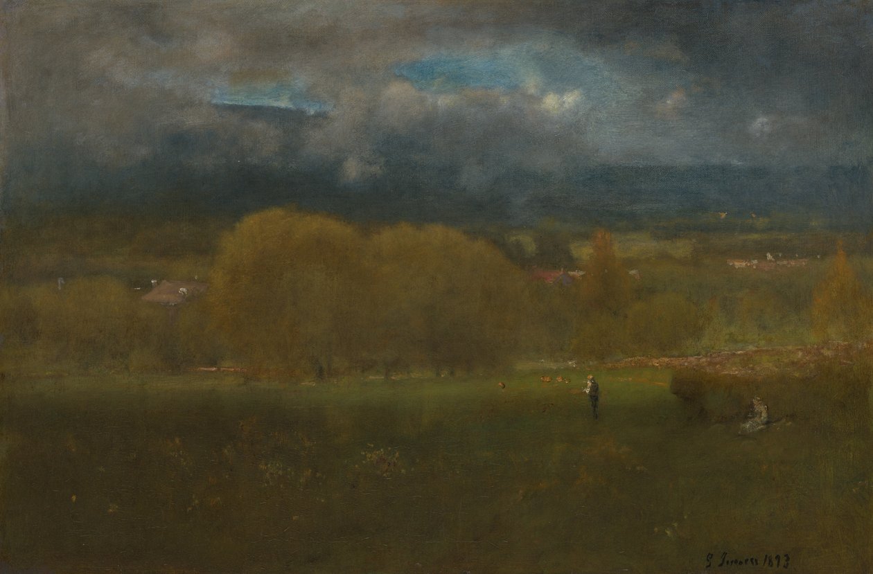 Sunlit Valley autorstwa George Inness