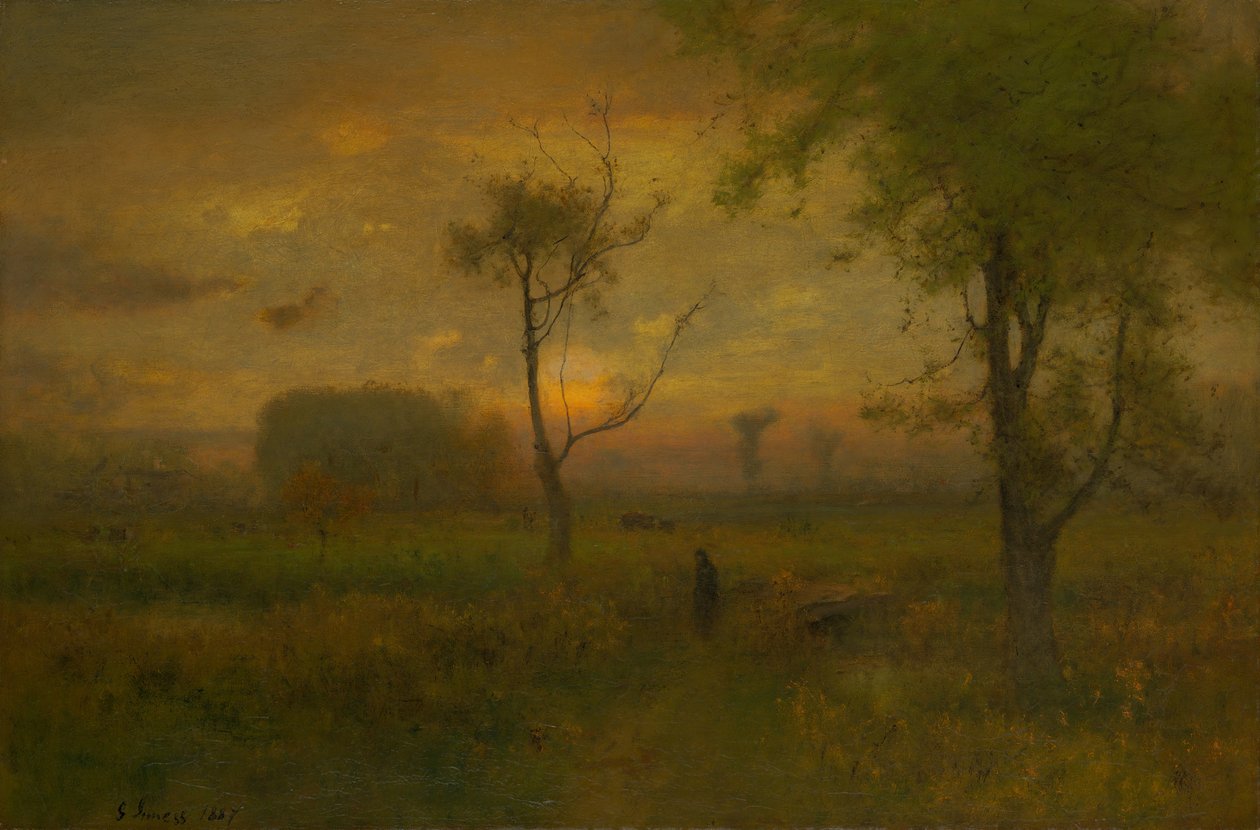 Wschód słońca, 1887. autorstwa George Inness