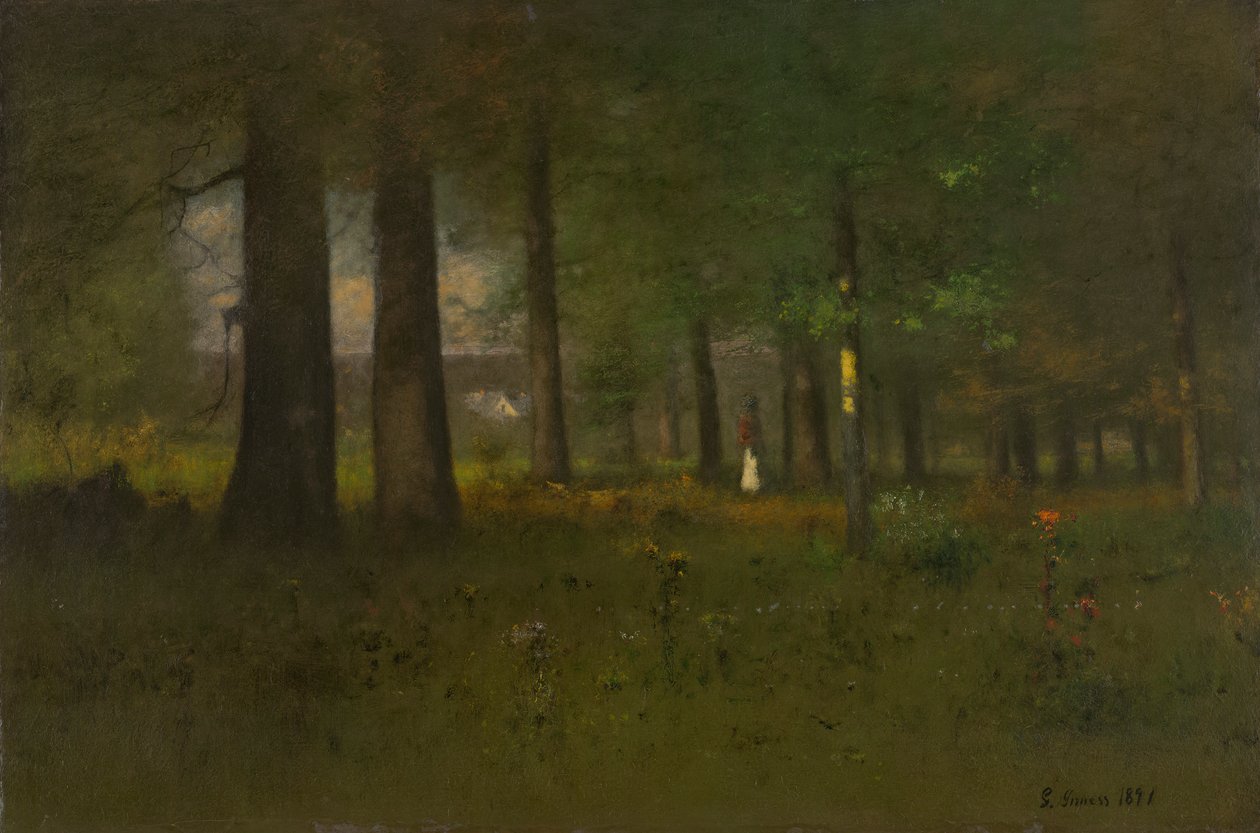 Skraj lasu autorstwa George Inness
