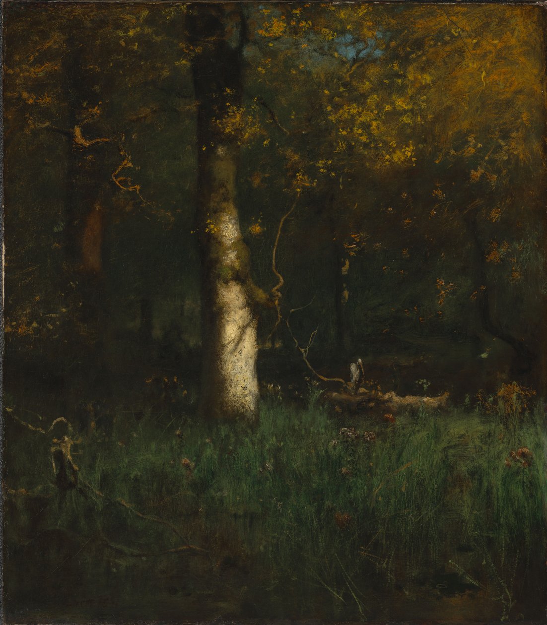 Dom czapli autorstwa George Inness