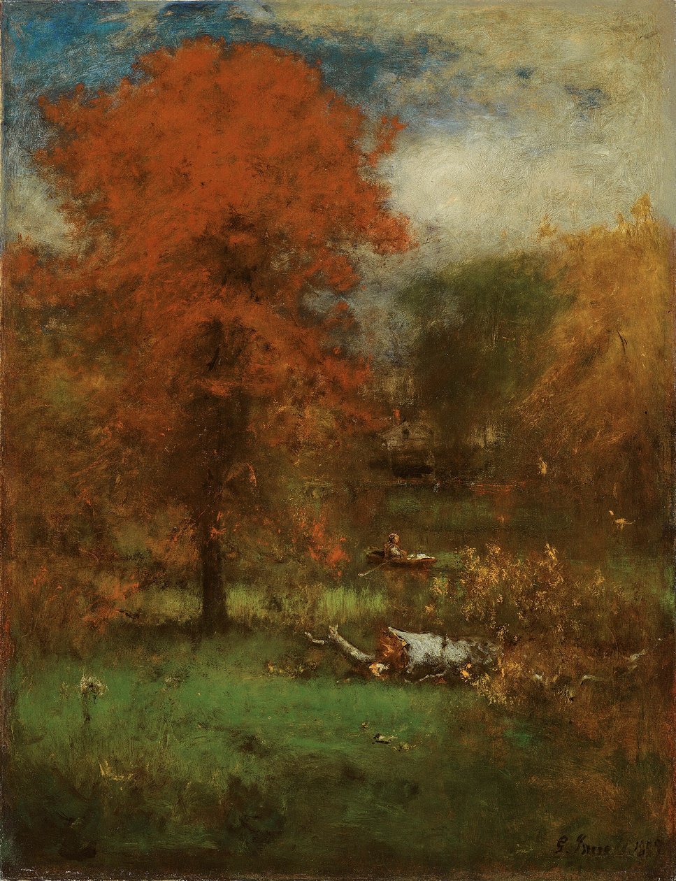 Staw Młyński autorstwa George Inness