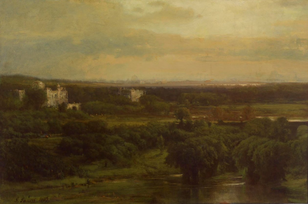 Dolina Drzew Oliwnych autorstwa George Inness