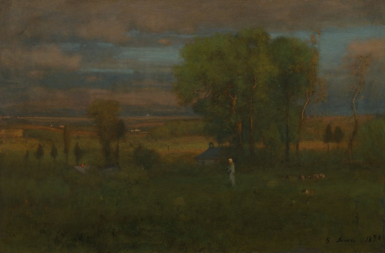 Zmierzch we Włoszech autorstwa George Inness
