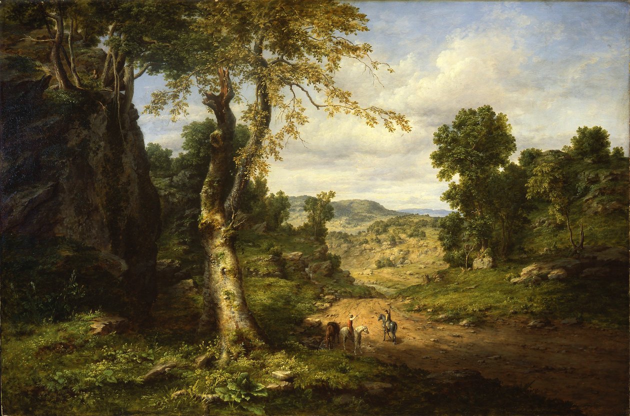 Widok w hrabstwie Berkshire w stanie Massachusetts po wrześniowej burzy autorstwa George Inness