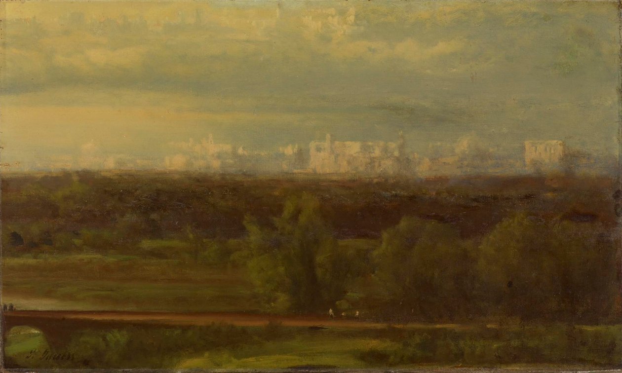 Pejzaż wizjonerski autorstwa George Inness