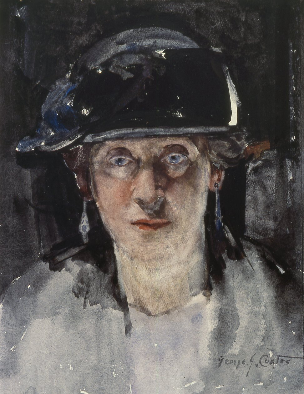 Dora Meeson Coates, żona artysty autorstwa George James Coates