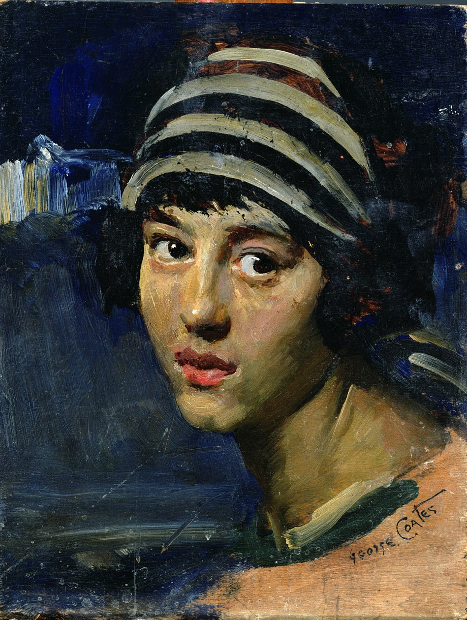 Portret młodej kobiety autorstwa George James Coates