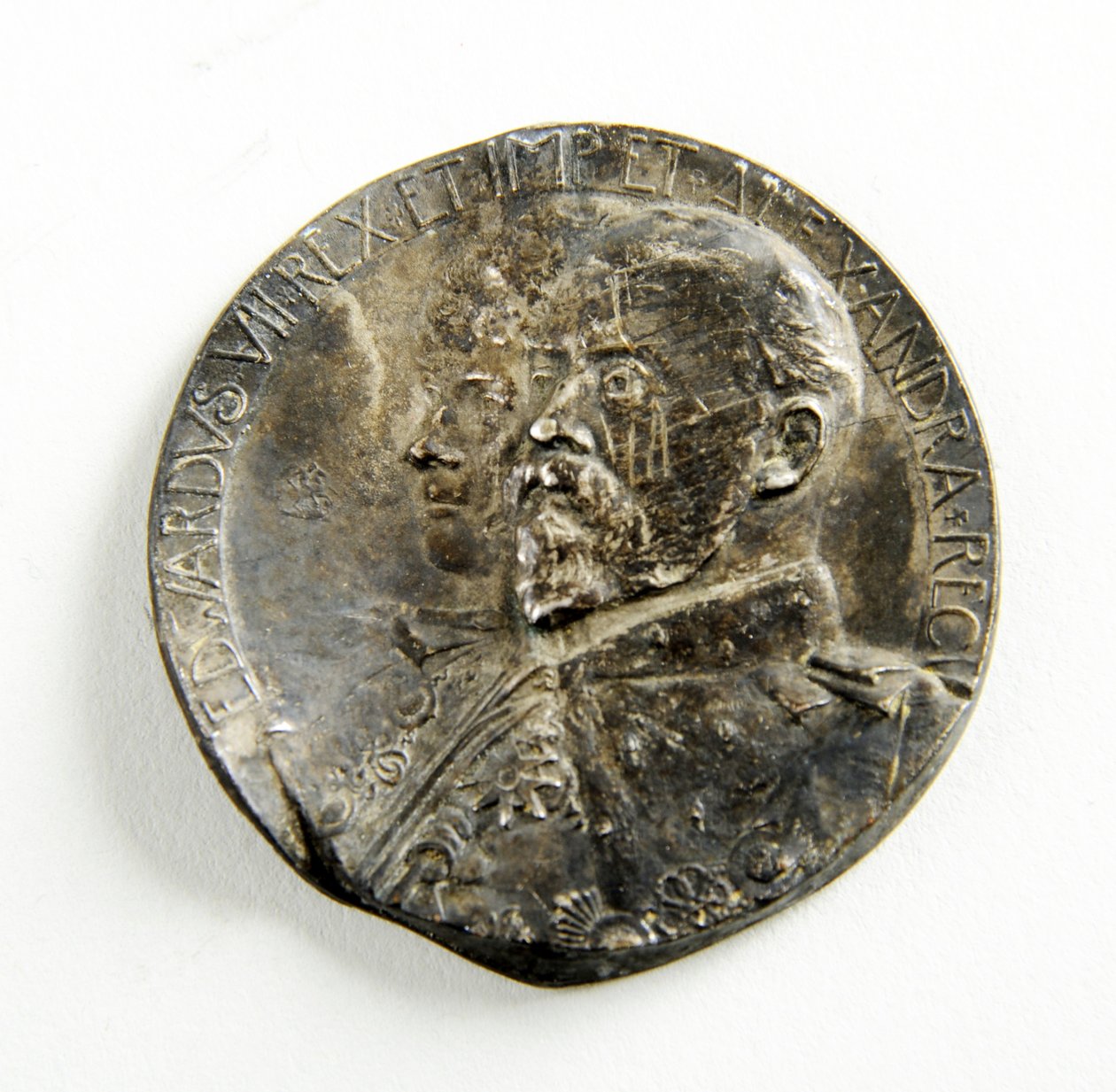 Medal upamiętniający koronację Edwarda VII i królowej Aleksandry autorstwa George James Frampton