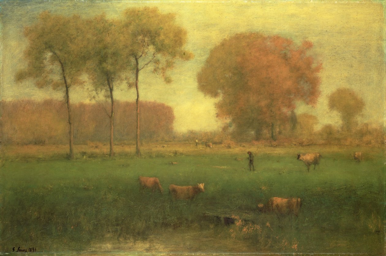 Babie lato, 1891 autorstwa George Jnr. Inness