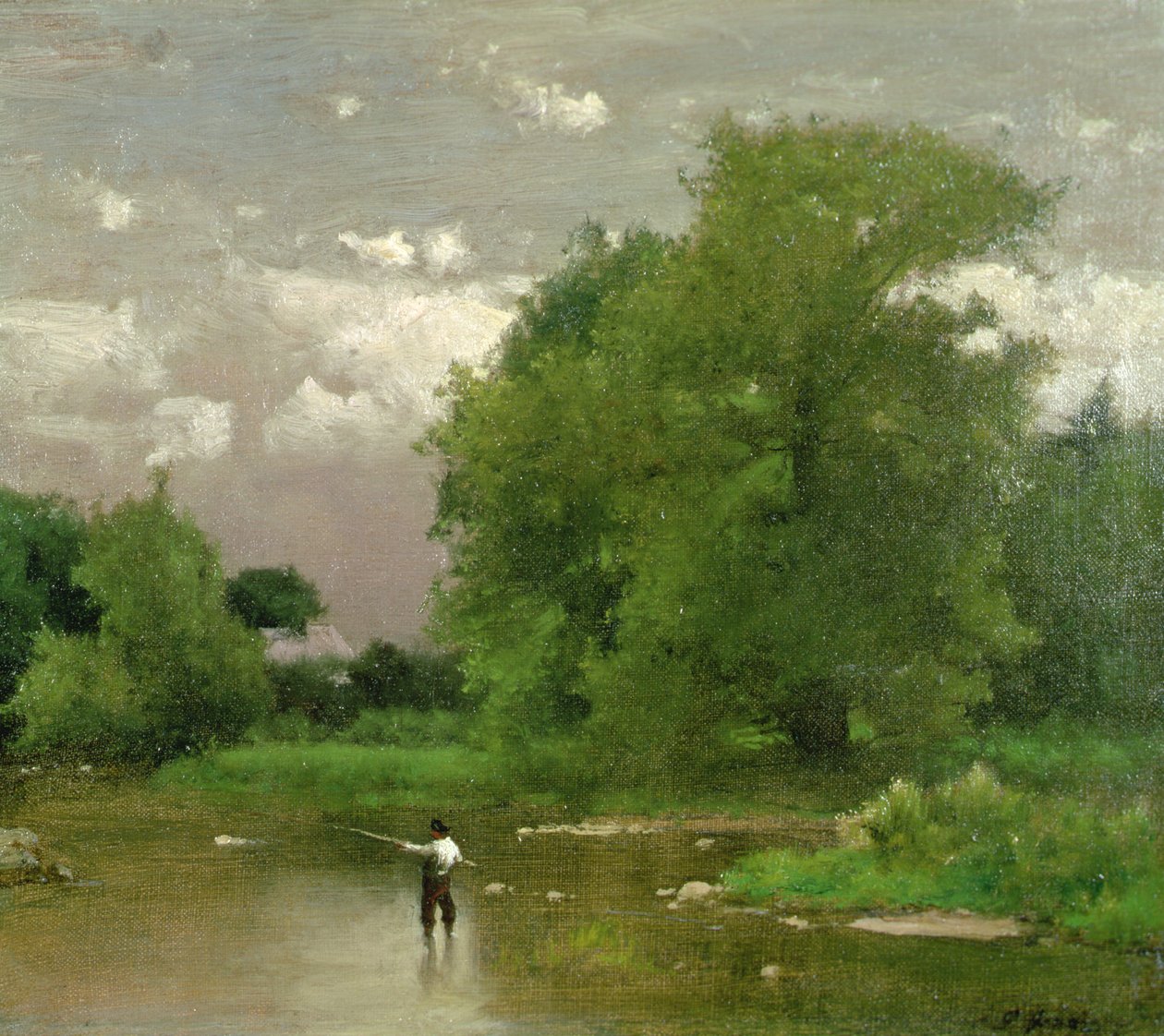 Pampton, New Jersey (olej na płótnie) autorstwa George Jnr. Inness