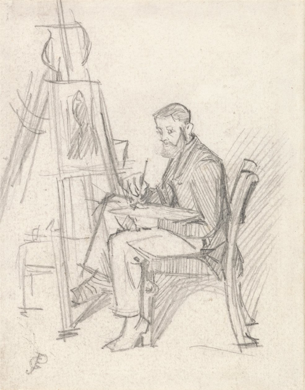 Autoportret autorstwa George John Pinwell