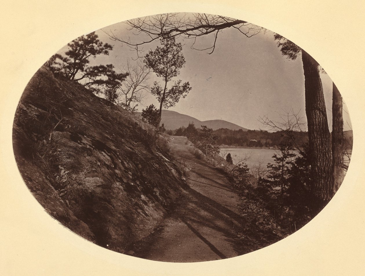 FW 4 (Old Chain Battery Walk), West Point, Nowy Jork autorstwa George Kendall Warren