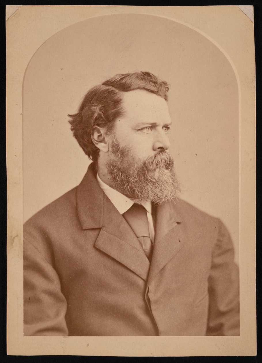 Portret Olivera Wolcotta Gibbsa 1822-1908, w latach 1870-1873. autorstwa George K Warren