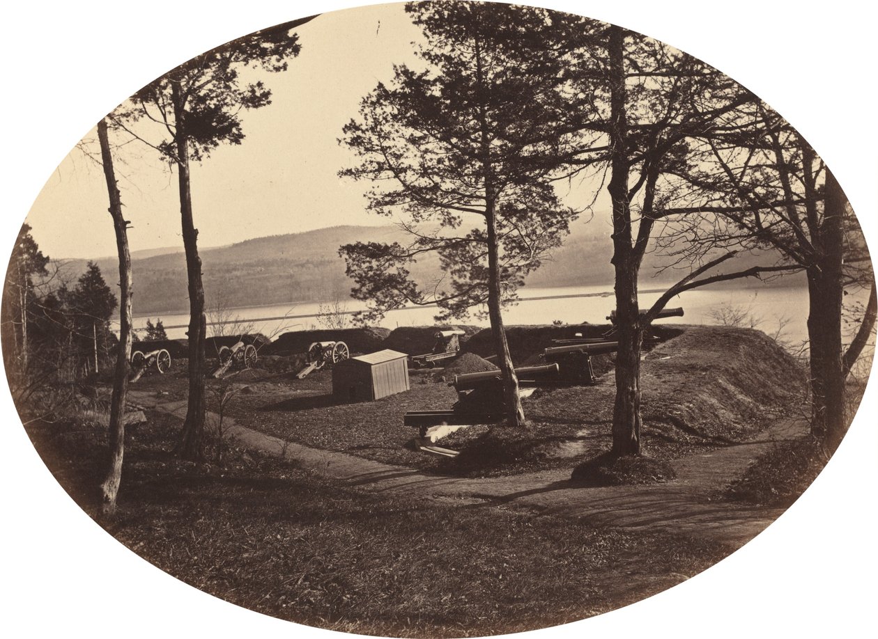 Bateria Knox, ok. 1870 (zdjęcie) autorstwa George Kendall Warren
