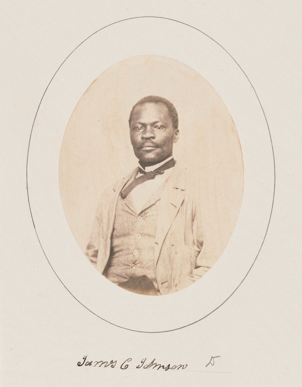 James Collins Johnson, Uniwersytet Princeton, 1860 (zdjęcie) autorstwa George Kendall Warren