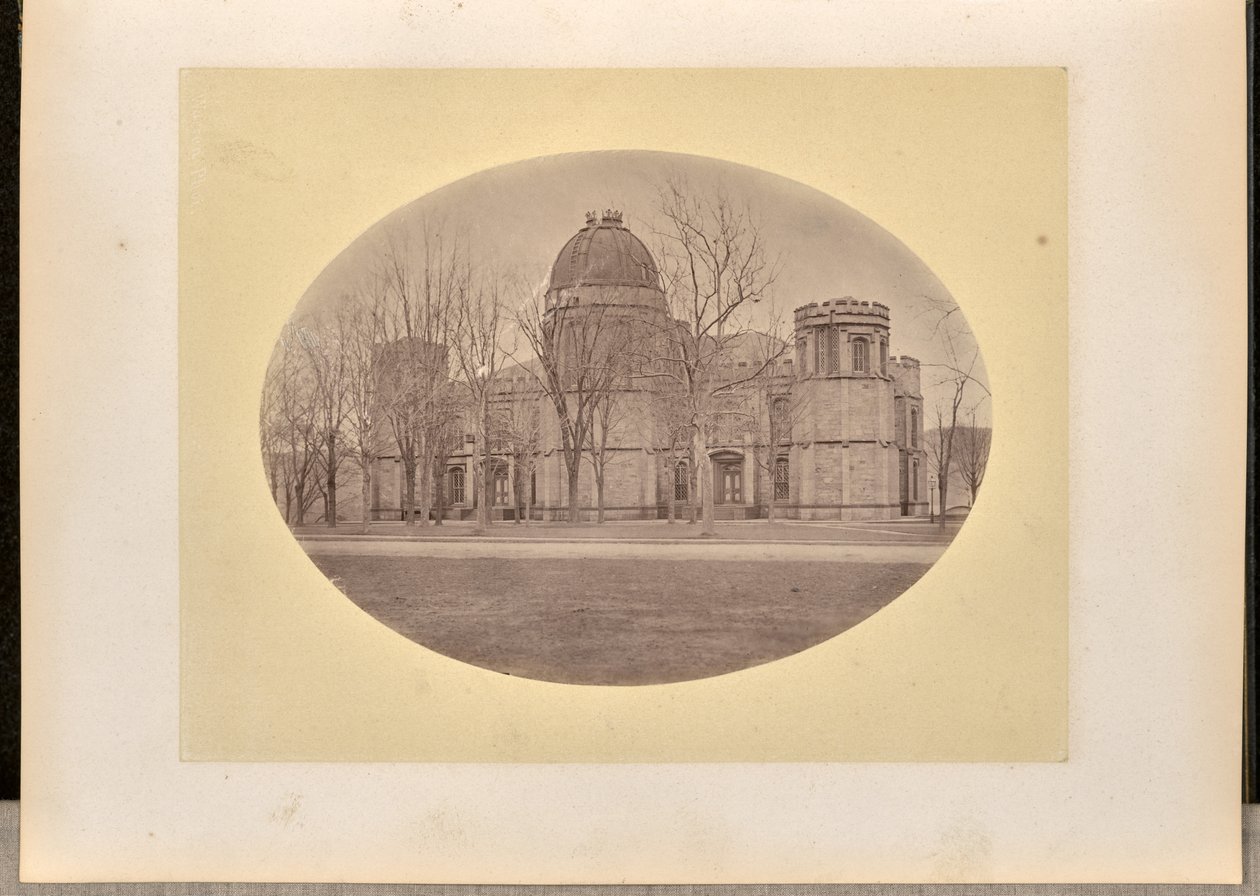 [Stara biblioteka i obserwatorium, West Point]. autorstwa George Kendall Warren