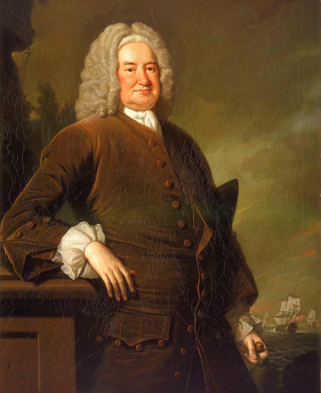 Admirał Sir John Norris (ok. 1660-1749), ok. 1735 (olej na płótnie) autorstwa George Knapton