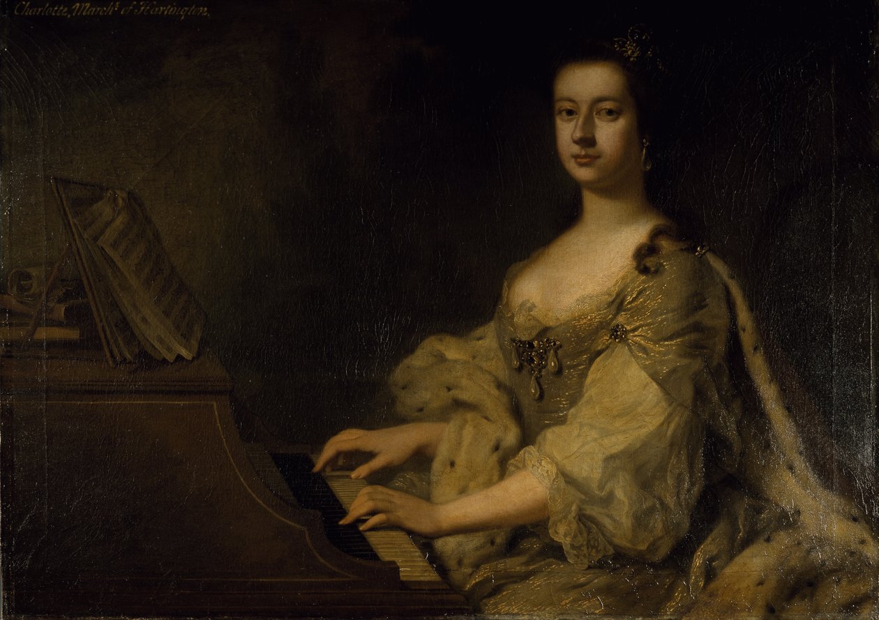 Portret Lady Charlotte Boyle, ok. 1748 (olej na płótnie) autorstwa George Knapton
