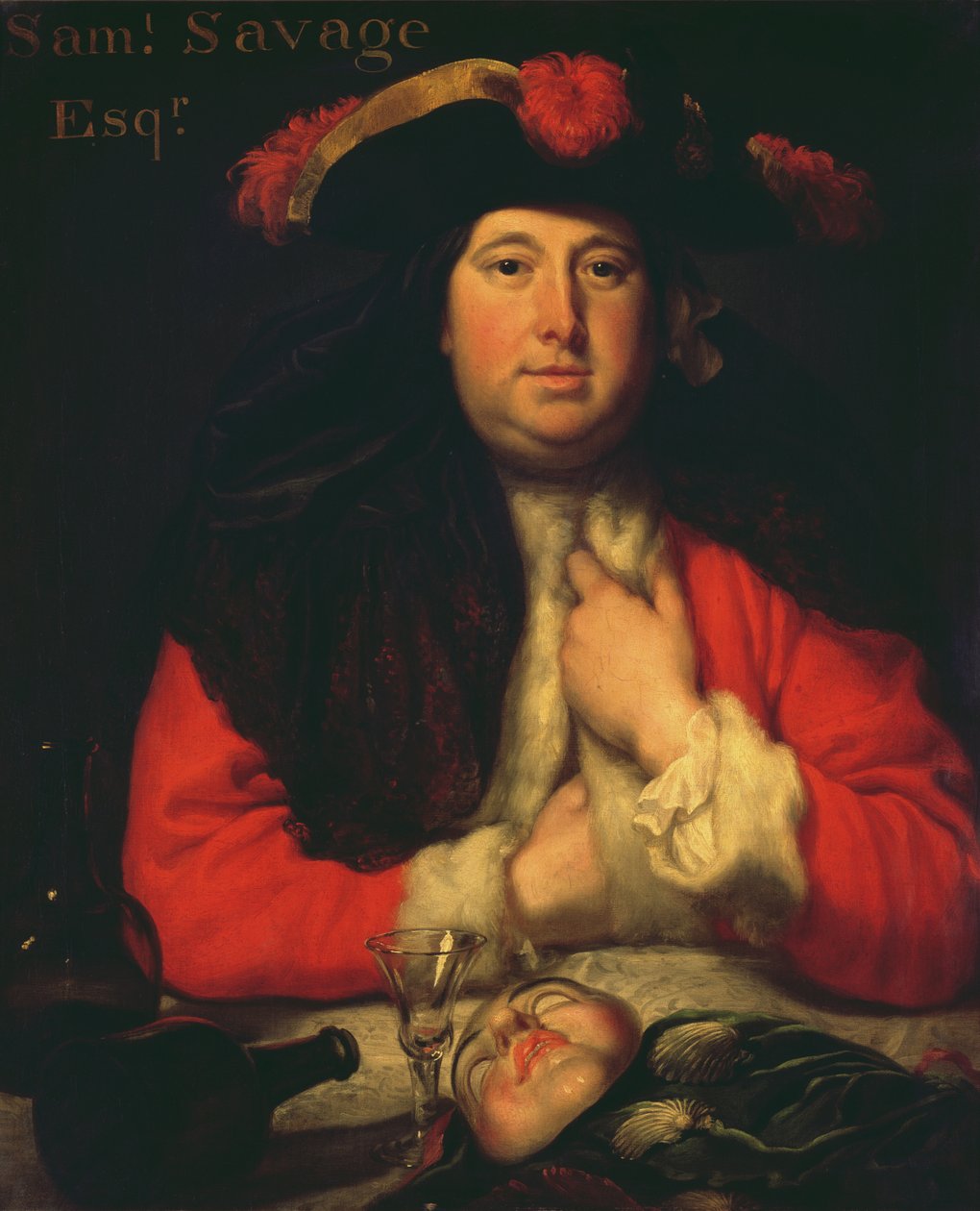 Samuel Savage Esq., 1744 autorstwa George Knapton