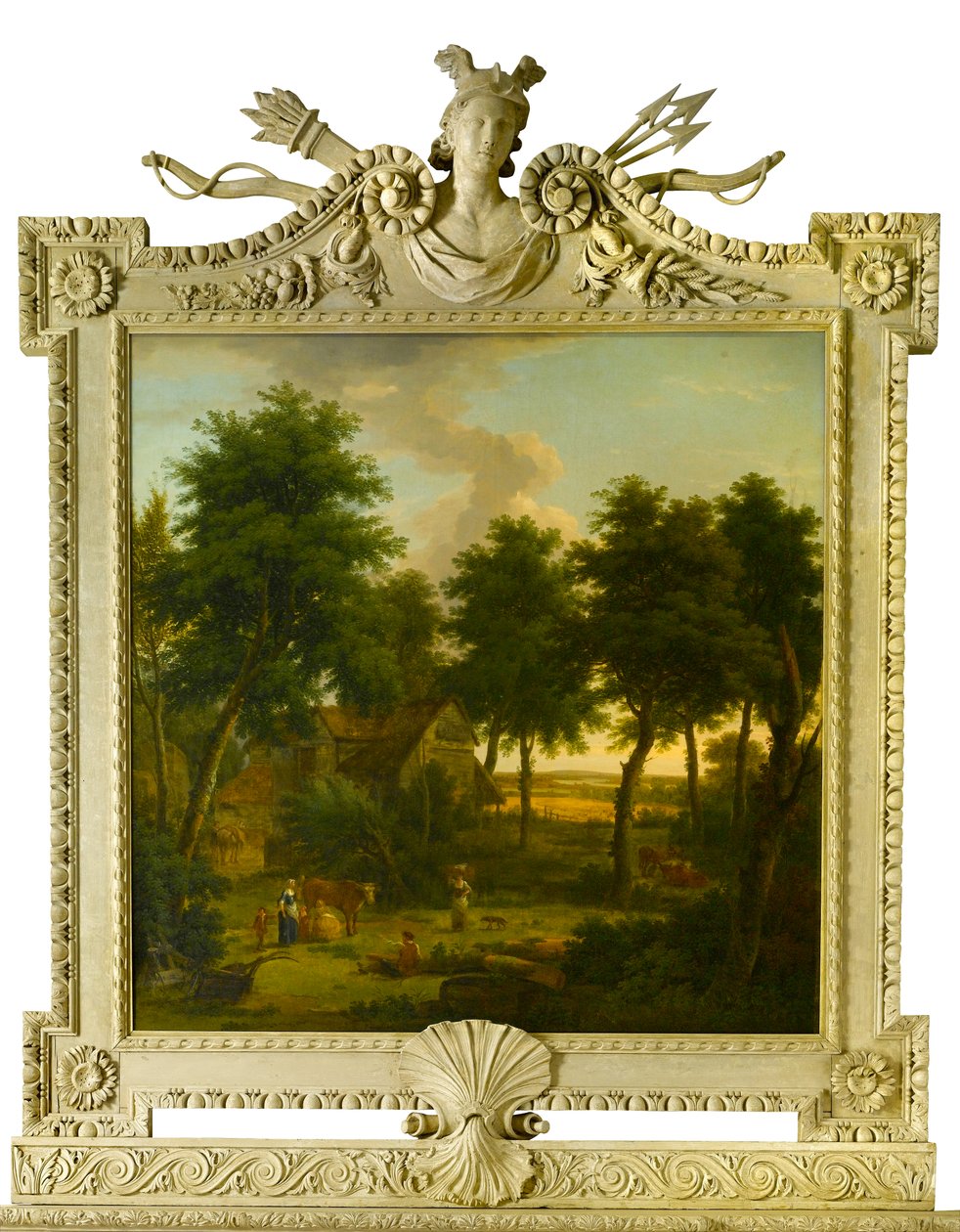 Krajobraz z postaciami, 1757 autorstwa George Lambert