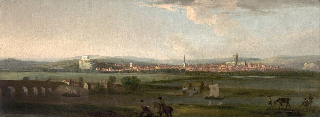 Nottinghamshire z południa autorstwa George Lambert