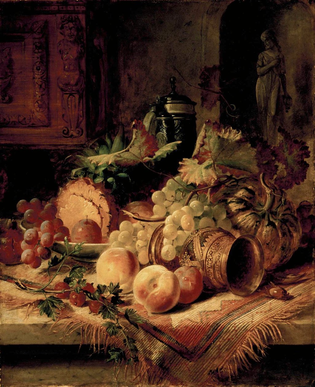 Martwa natura - owoce autorstwa George Lance
