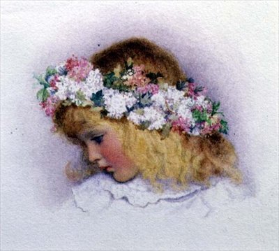 Królowa Maja (akwarela na papierze) autorstwa George Lawrence Bulleid