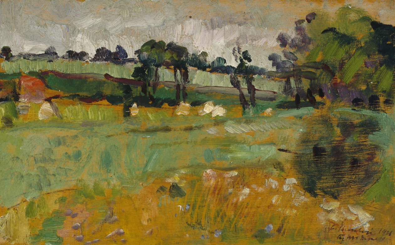 Ceres, Fife autorstwa George Leslie Hunter