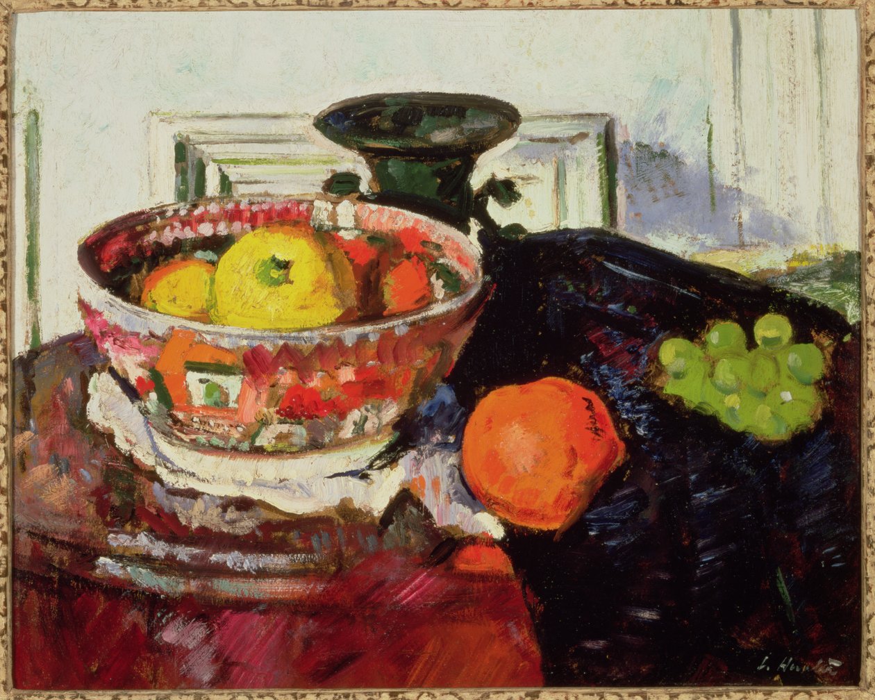 Martwa natura - miska chińska autorstwa George Leslie Hunter