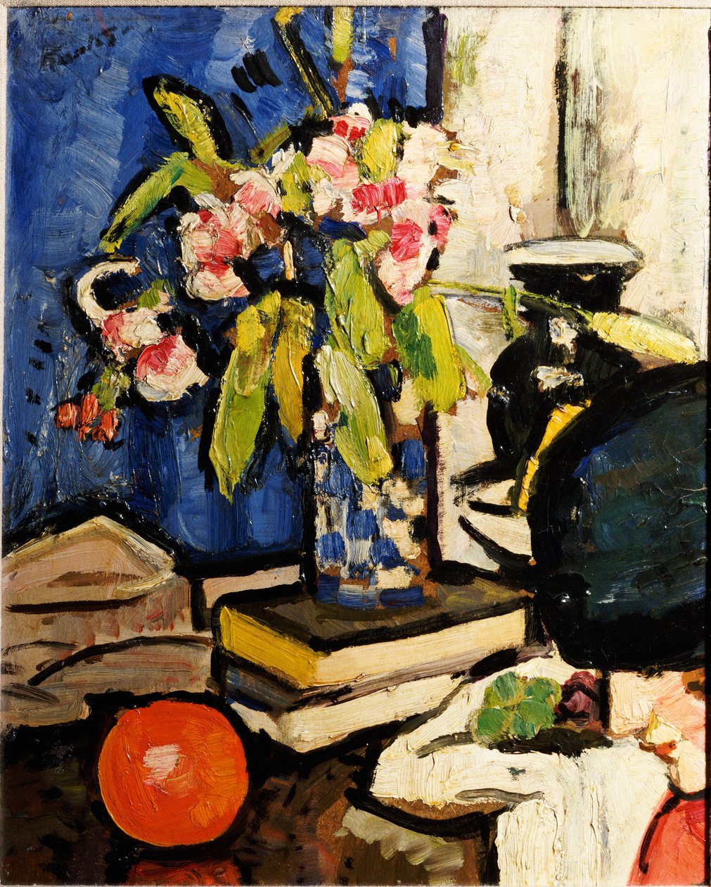 Czarny kapelusz autorstwa George Leslie Hunter