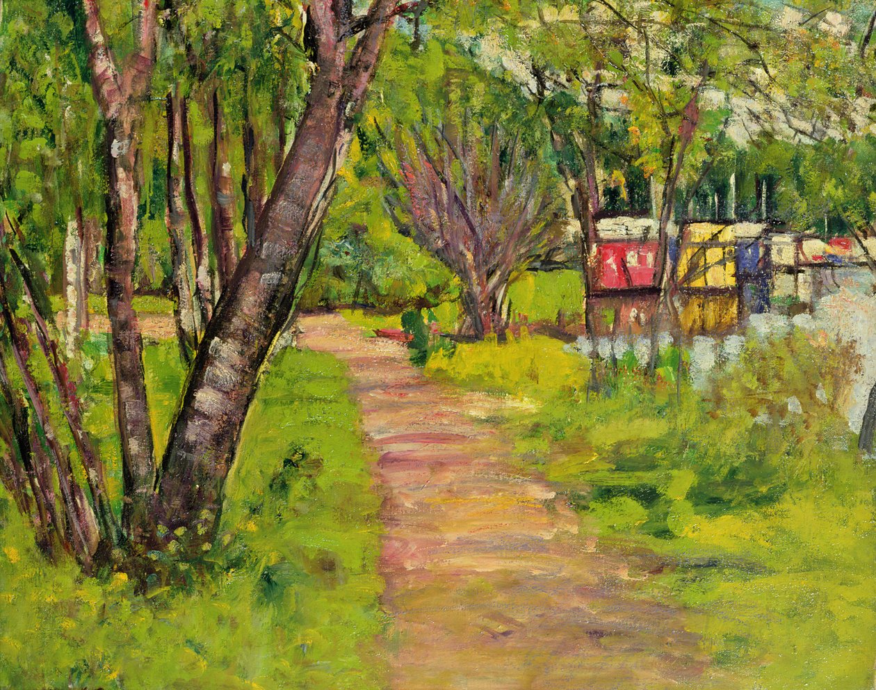 Ścieżka, Loch Lomond autorstwa George Leslie Hunter