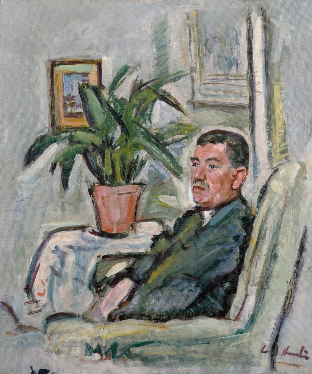 William McInnes (olej na płótnie) autorstwa George Leslie Hunter