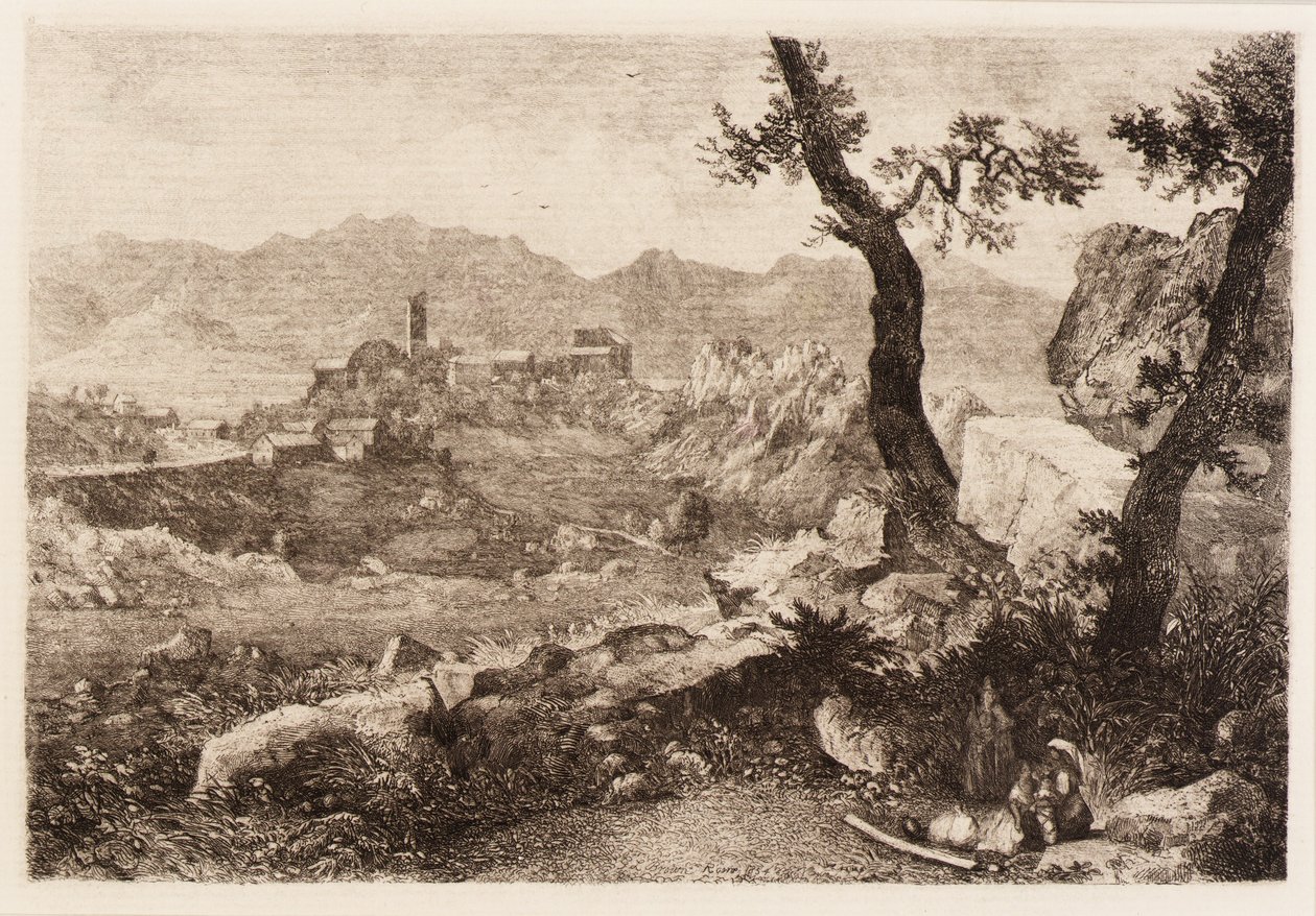 Widok w pobliżu Rzymu autorstwa George Loring Brown