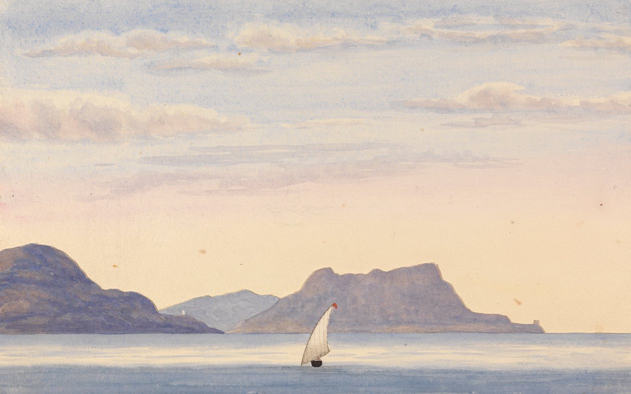 Cabrita Point – Skała Gibraltarska autorstwa George Lothian Hall