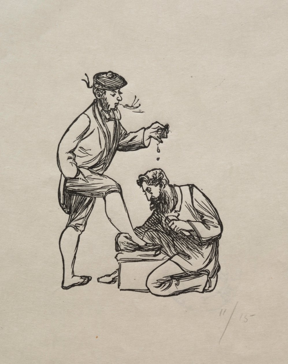 Filozofia domowa, 1863. autorstwa George Louis Palmella Busson Du Maurier