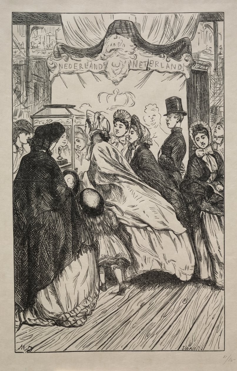 Klejnoty - Na Wielkiej Wystawie autorstwa George Louis Palmella Busson Du Maurier