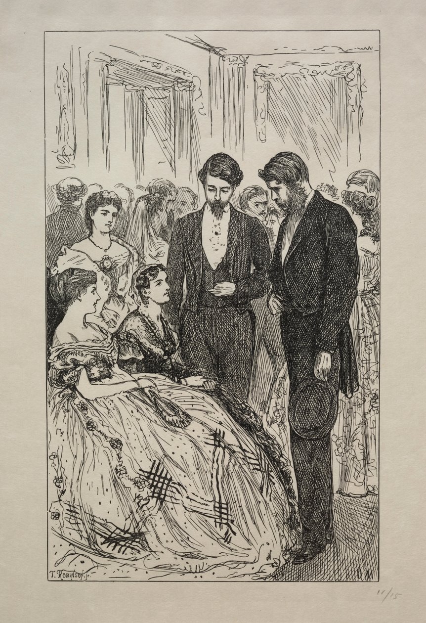 Wiele hałasu o nic, 1866. autorstwa George Louis Palmella Busson Du Maurier