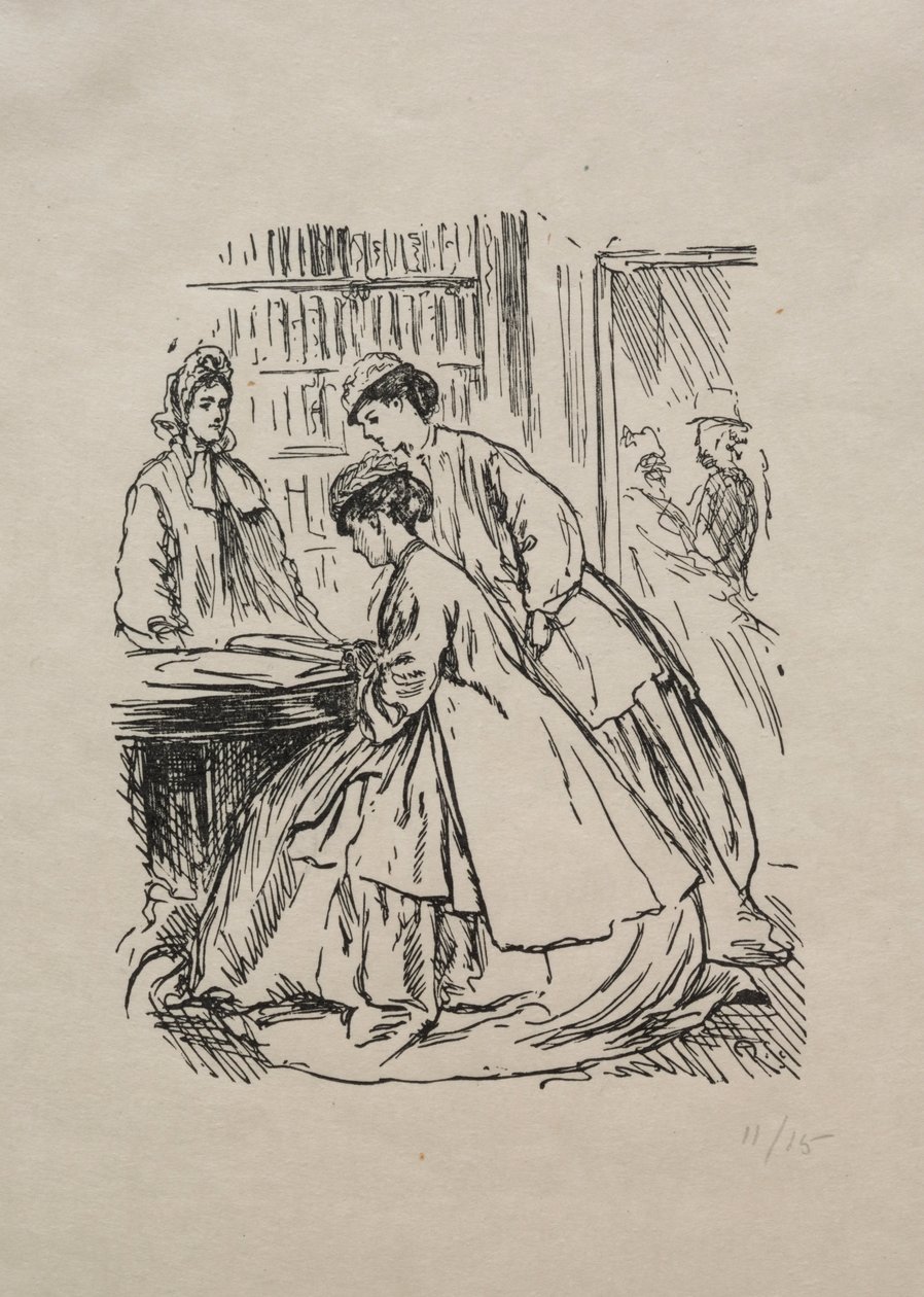 Wiele hałasu o nic, 1866. autorstwa George Louis Palmella Busson Du Maurier